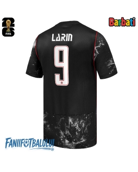 Canada Cyle Larin #9 Tricou Fotbal Replică Mondial 2026 Barbati Deplasare
